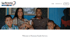 Desktop Screenshot of harmonyfamilyservices.org